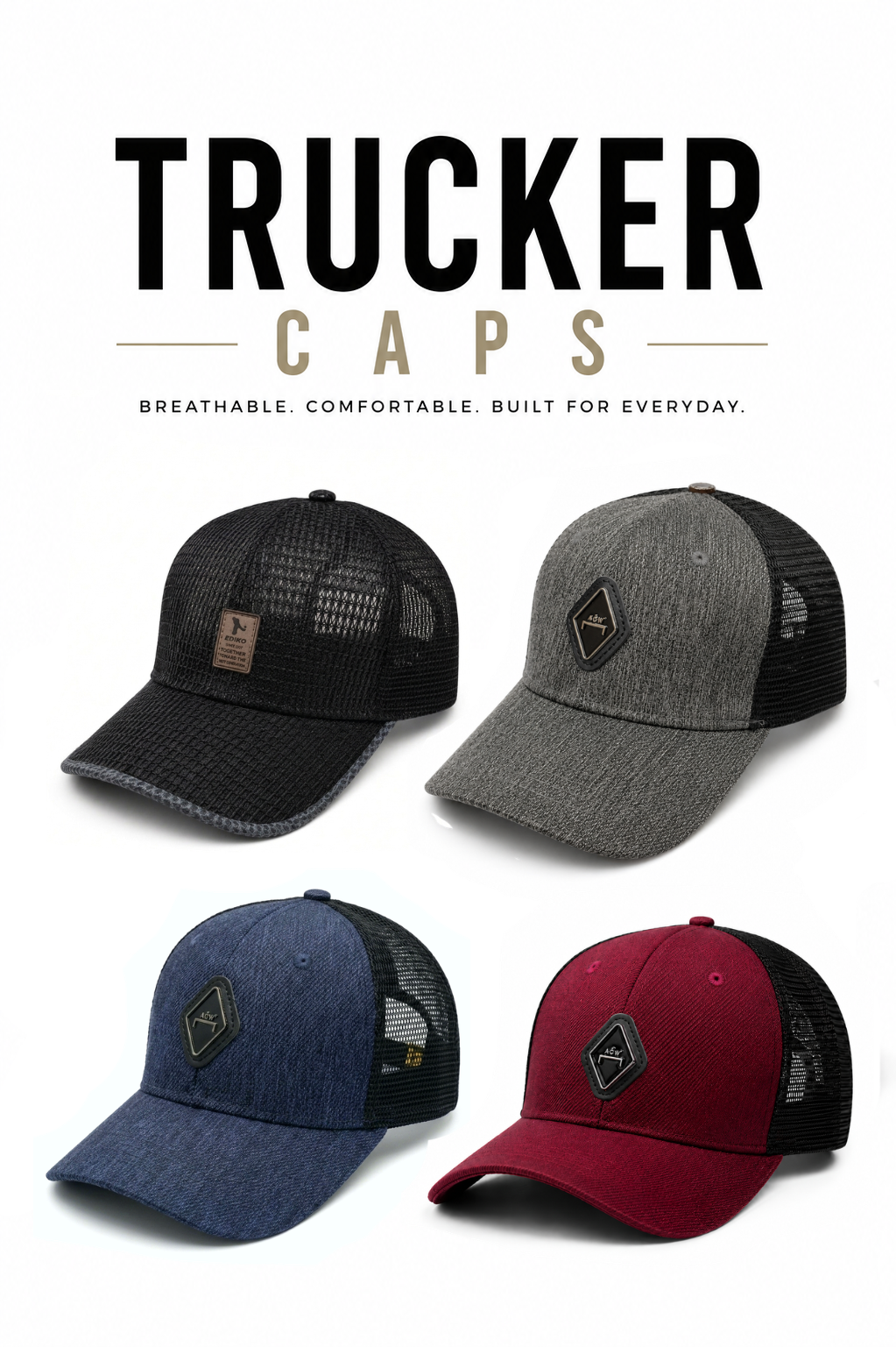 Trucker Caps Pakistan | Premium Trucker Caps | The Fabrils