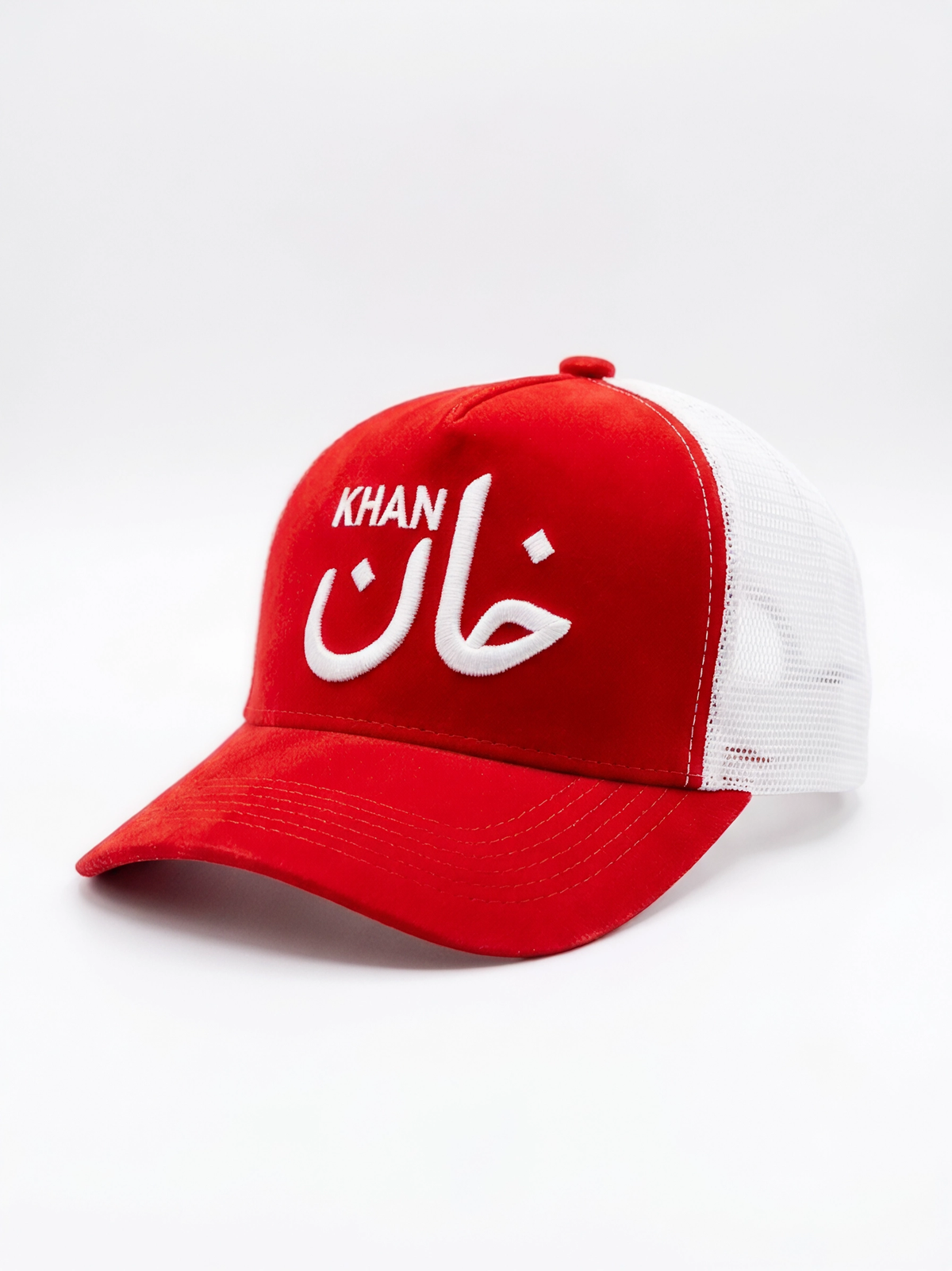 Khan Embroidered Trucker Cap