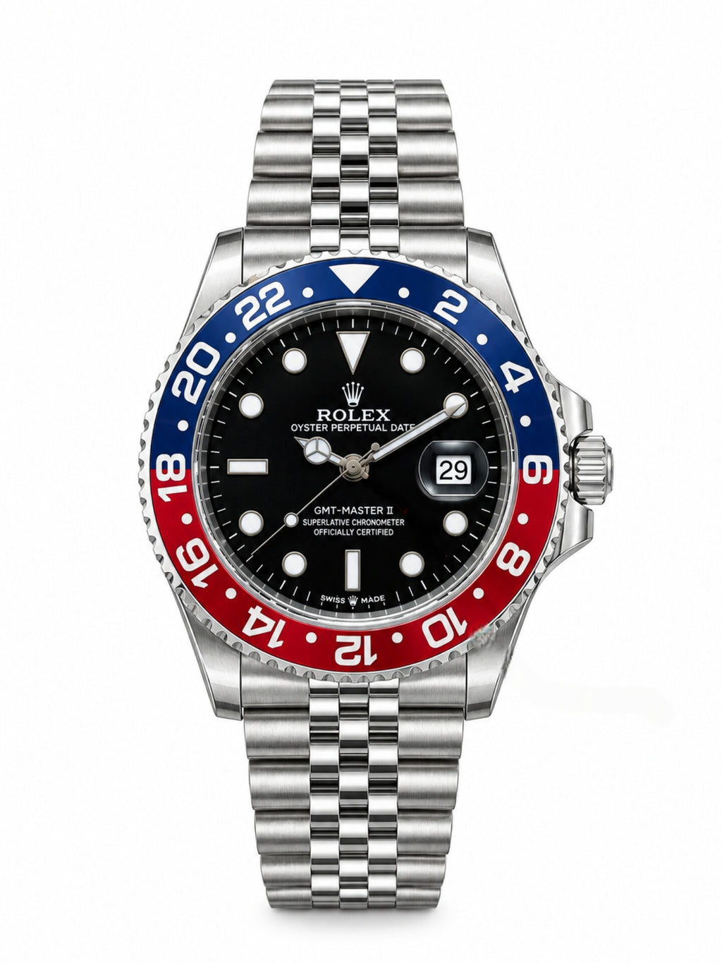 Pepsi GMT Master Style Watch with Premium Box