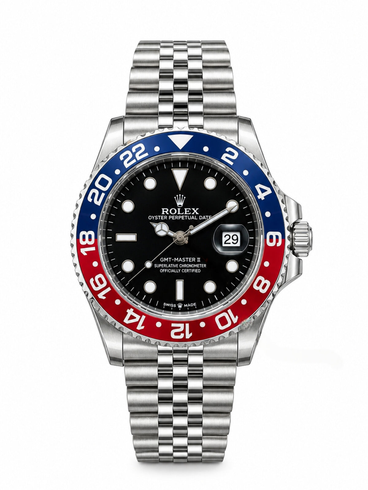 Pepsi GMT Master Style Watch with Premium Box